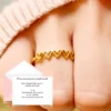 Bague Cœurs Infini