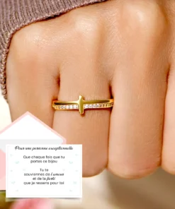 Bague Croix d'Amour