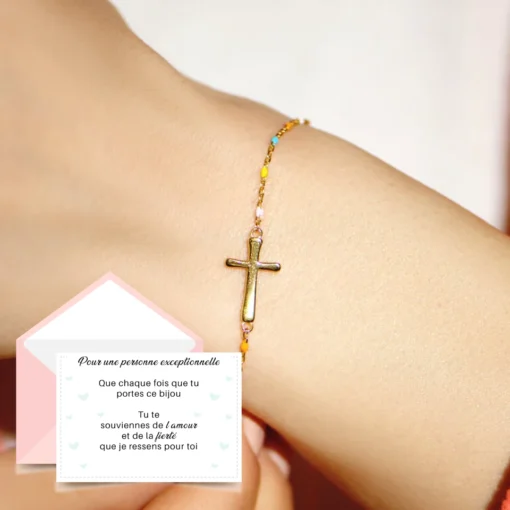 Bracelet Croix Femme - Afbeelding 5