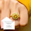Bague Douceur Tournesol