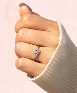 Alternative view of Bague Coeur de Maman