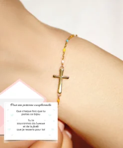 Bracelet Croix Femme