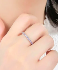 Bague argent et améthyste Apolline