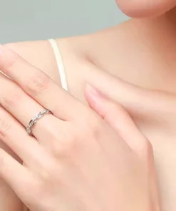 Fijne zilveren ring Noémie