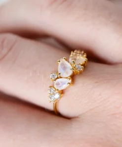 Bague en pierres naturelles Camille