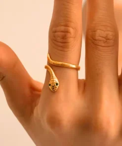 Bague en serpent Céleste