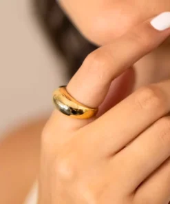 Bague jonc or Sana