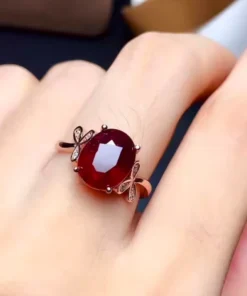 Bague rubis ancienne Nina