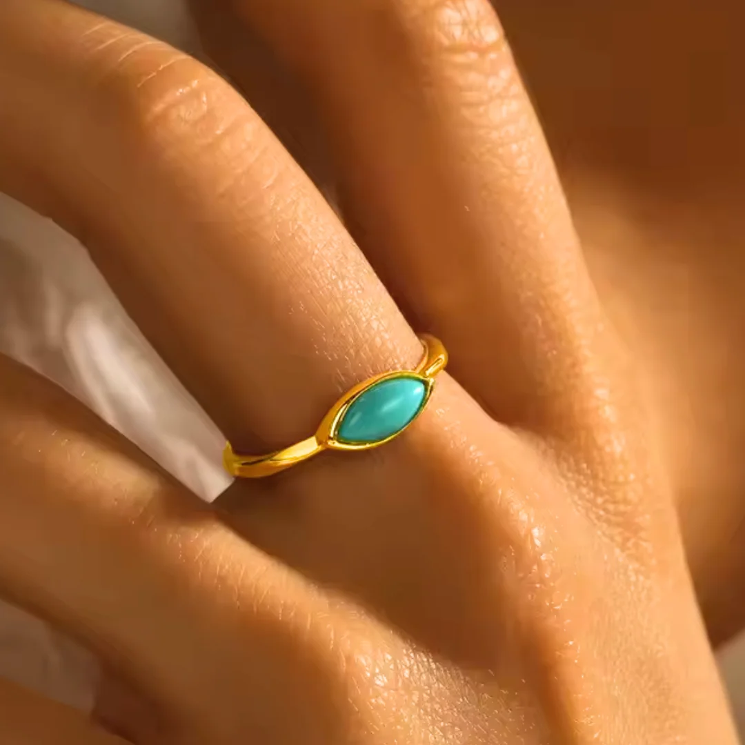 Turquoise ring Sofia voor dames