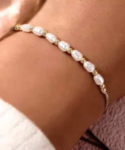 Bracelet cordon perle Sally
