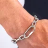 Zilveren herenarmband