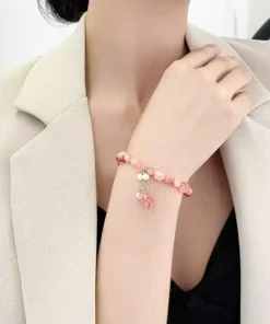 Bracelet en quartz rose Victoria