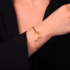 Bracelet lotus femme Soline