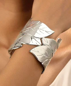 Bracelet manchette argent Séréna