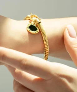 Bracelet or femme Chiffres Romains