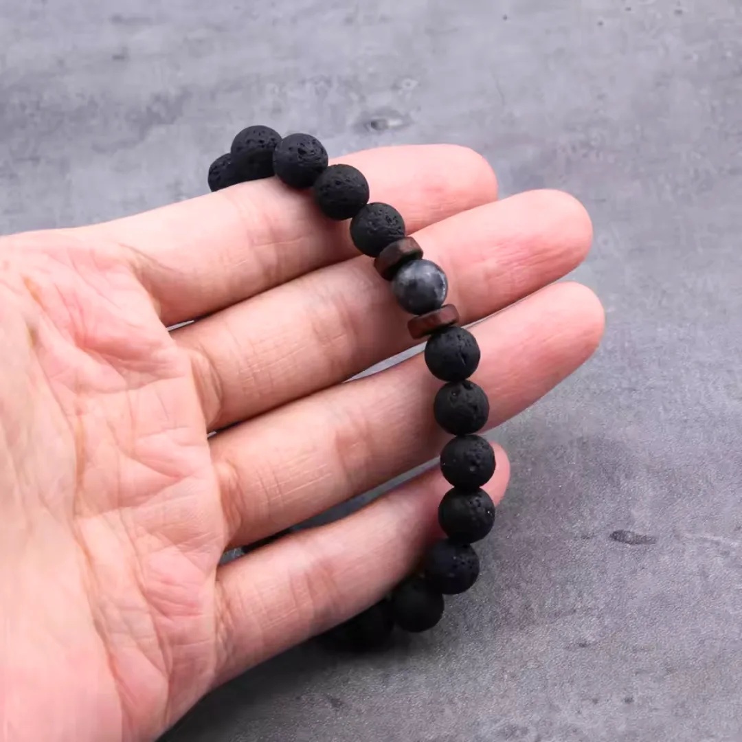 Lavasteen armband Maxime - Afbeelding 5