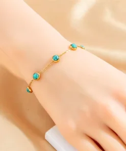 Bracelet turquoise femme