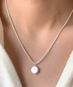 Collier argent original femme Ilyana