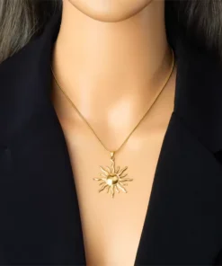 Collier soleil or Alyssa