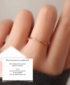 Bague Simplicité Précieuse
