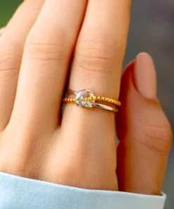 Alternative view of Bague Nœud de Tendresse