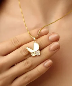 Alternative view of Collier Papillon d'Amour