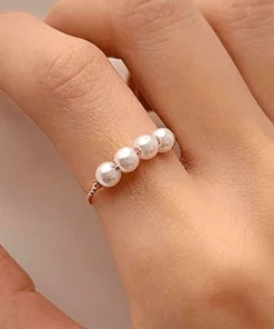 Alternative view of Bague Perle d'Amour