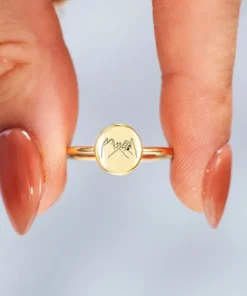 Alternative view of Bague Promesse Sacrée