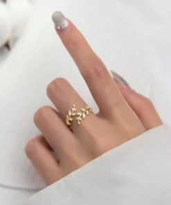 Alternative view of Bague Fleurs d'Aurore