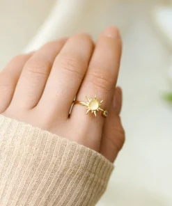 Alternative view of Bague Soleil Éclatant