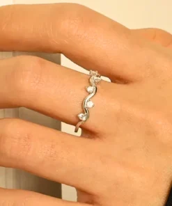 Alternative view of Bague Ondulation d’Amour
