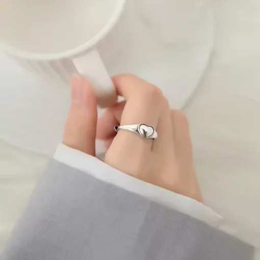 Bague argent coeur Eléa - Afbeelding 2