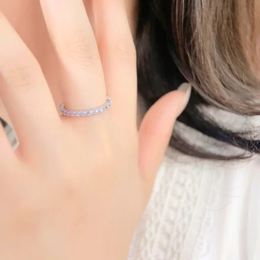 Bague argent et améthyste Apolline - Afbeelding 2