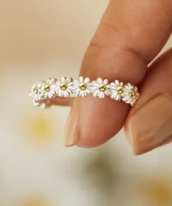Alternative view of Bague argent originale femme Isabelle