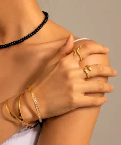 Alternative view of Céleste slangring