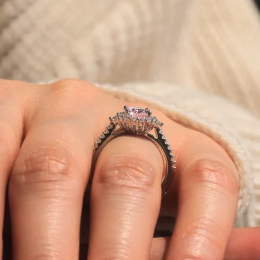 Bague pierre rose Céline - Afbeelding 6