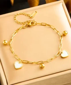 Alternative view of Bracelet à breloques Jeanne