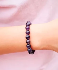 Alternative view of Bracelet amethyste Suzanne
