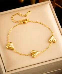 Alternative view of Bracelet coeur femme Marion