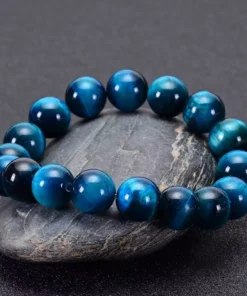 Alternative view of Blauwe herenarmband Tom