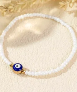 Alternative view of Bracelet oeil bleu Livia