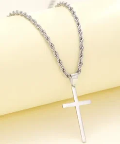 Alternative view of Collier en croix pour homme Thomas