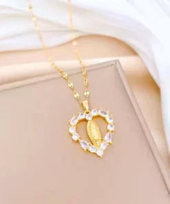 Collier vierge marie