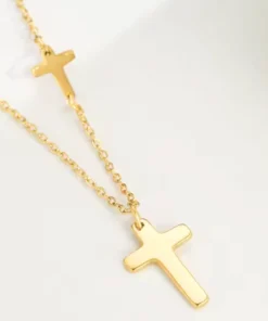 Alternative view of Collier en croix pour femme Chloé