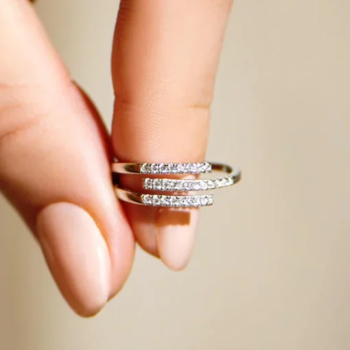 Bague Trio de Tendresse - Afbeelding 3