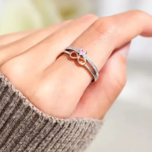 Bague Cœur Infini - Afbeelding 9