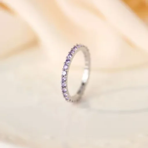 Bague argent et améthyste Apolline - Afbeelding 8