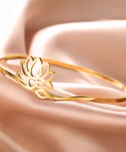 Alternative view of Bracelet lotus femme Soline