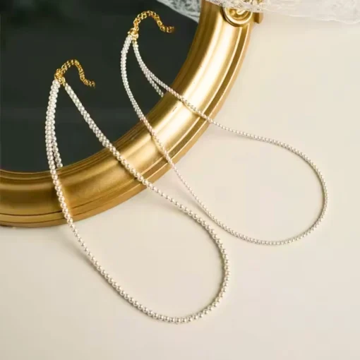 Collier perle ras de cou Lily - Afbeelding 8