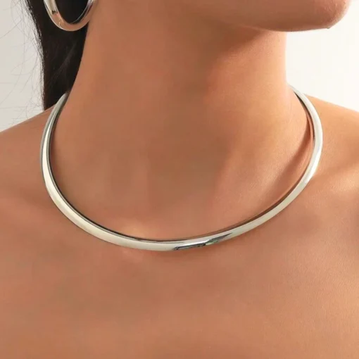 Collier ras de cou argent femme Adèle - Afbeelding 3